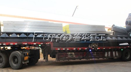 發(fā)往濰坊全自動(dòng)機(jī)械輸送回收式噴砂房/噴丸房裝車發(fā)貨現(xiàn)場